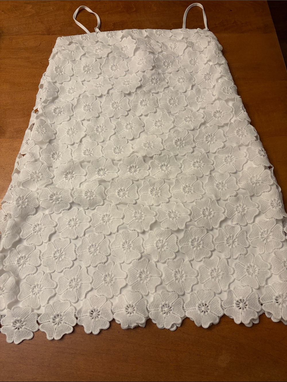 White Lace Spaghetti Strap Trinni Sundress by Petal & Pup - Picture 2 of 6
